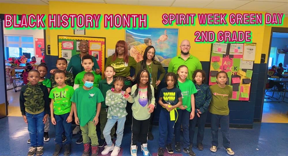  Second Grade Green Picture for Black History Month
